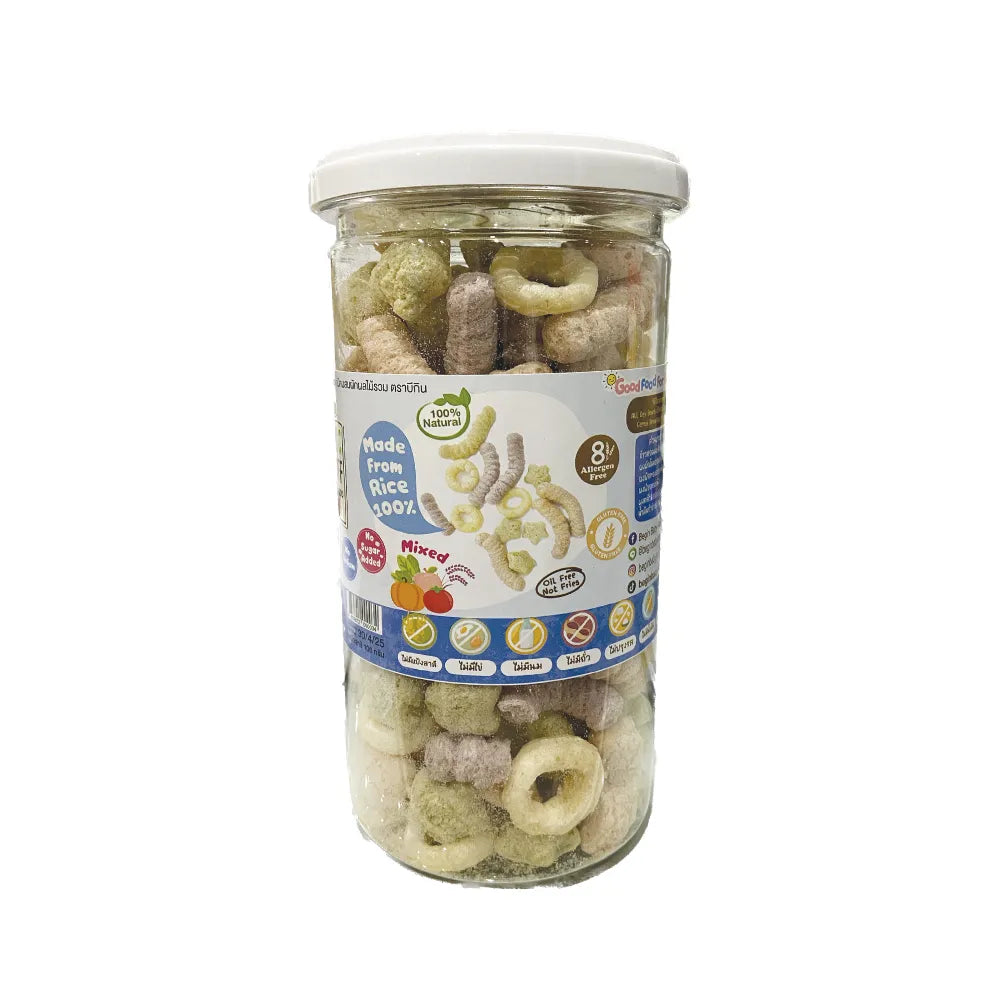 BEGIN BABY Rice Puff (jar Type Great Value) ) Crispy Rice Snacks