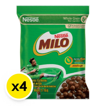 Milo Whole Grain Wheat Ball Breakfast Cereal Chocolate And Malt