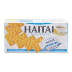 Haitai Cracker 172g box of crunchy snack crackers from Haitai, displayed in a colorful package.