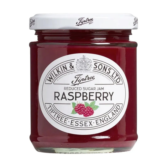 Tiptree RASPBERRY REDUCED . Raspberry Flavored Fruit Jam.