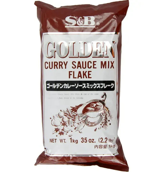 S & B Golden Curry Sauce Mix Flake With Powder And Beef Bouillon