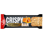 Sante Crispy Oat & Honey Bar showing a golden, crunchy snack bar with oats and honey visible on the surface.