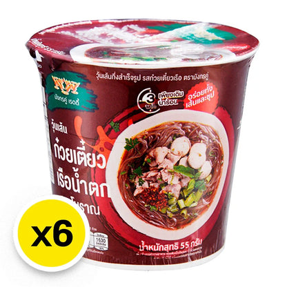 Double Dragon Instant Bean Vermicelli Boat Noodle Cup 55g x6