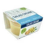 Bottle of SKU 248218 Salad Cream for grocery, showing the label and packaging on a plain background
