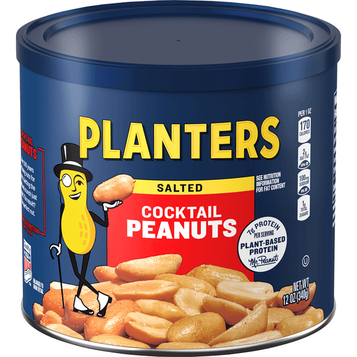 Planters Cocktail Peanuts Salted