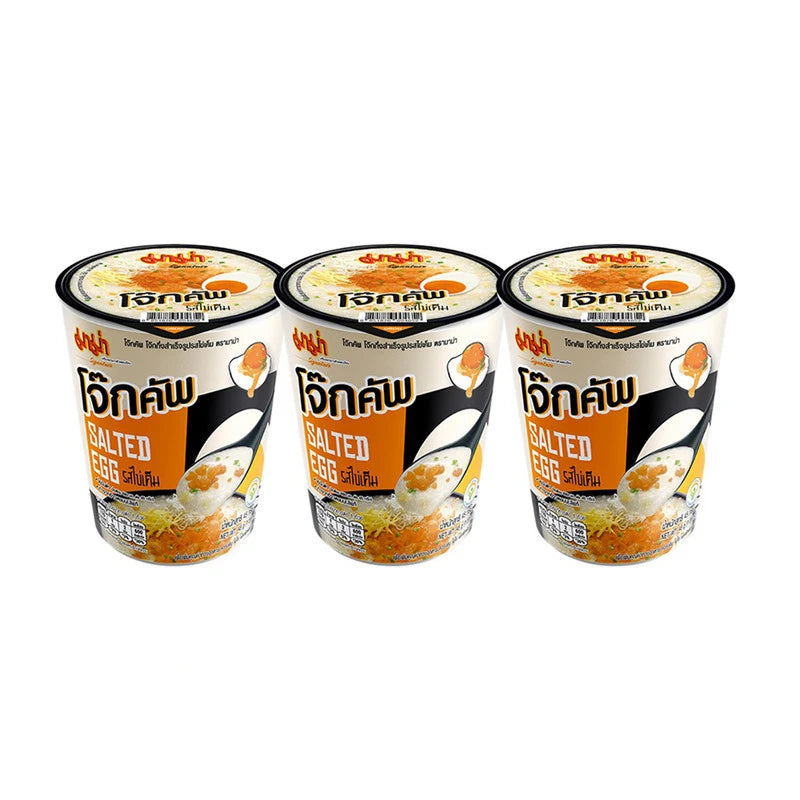 MAMA Salted Egg Porridge Cup Pack Of 3 Cups