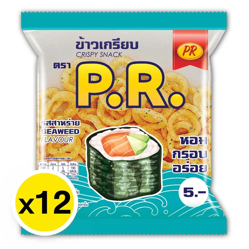 PR Crispy Snack Seaweed 20g x12