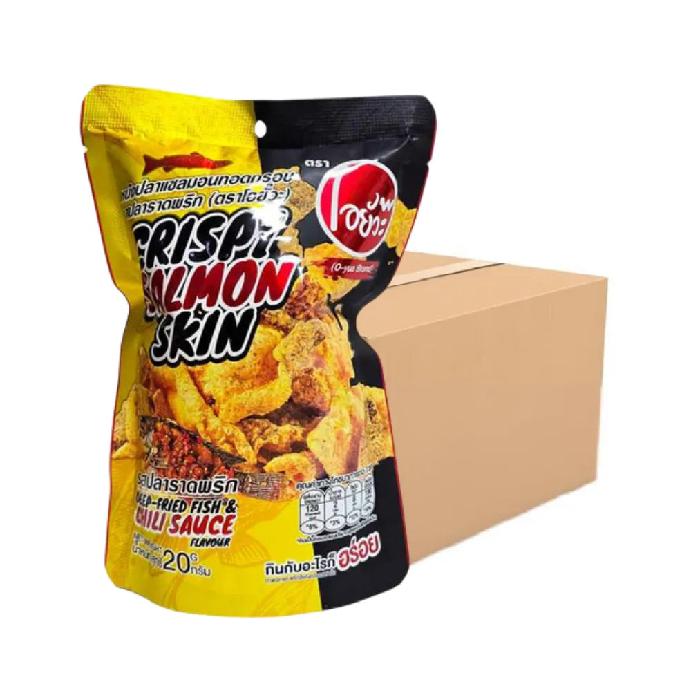 O-YUA Crispy Salmon Skin Deep-fried Fish &chili Sauce Fla. (sold