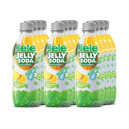 Jele Jelly Soda Mixed Fruit Cream Flavour 250g x12