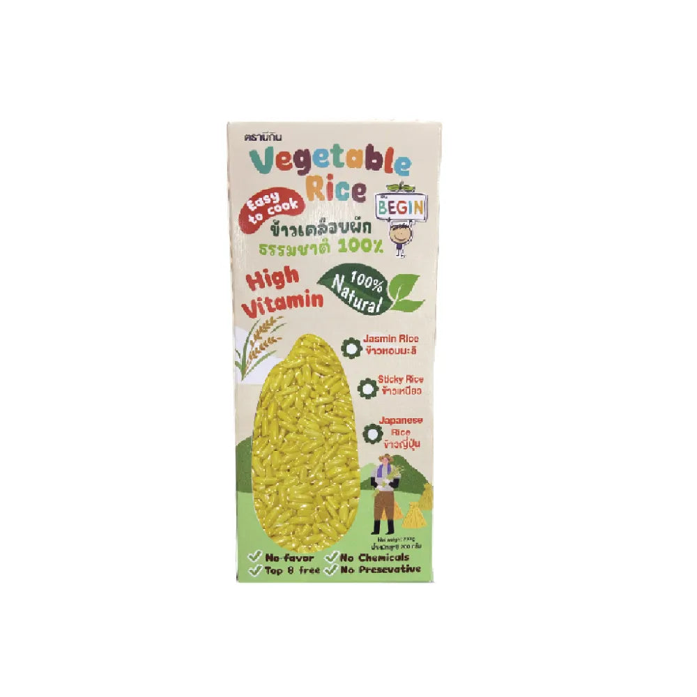 Begin Baby Jasmine Rice Coated With 100% Natural Vegetables 200g