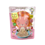 Begin Baby Spaghetti with Sauce 100g, dry grocery product, showing cooked spaghetti with tomato sauce in a bowl.