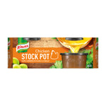 Knorr Chicken Stock Pot in a grocery package, showing the product's label and packaging for cooking and broth preparation.