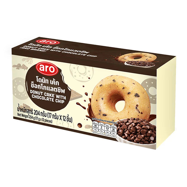 ARO Donut Cake With Chocolate Chip 17g x12