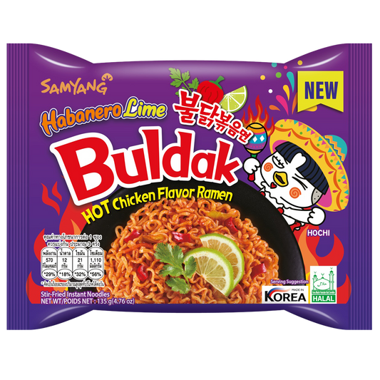 Samyang Buldak Habanero Lime Ramen