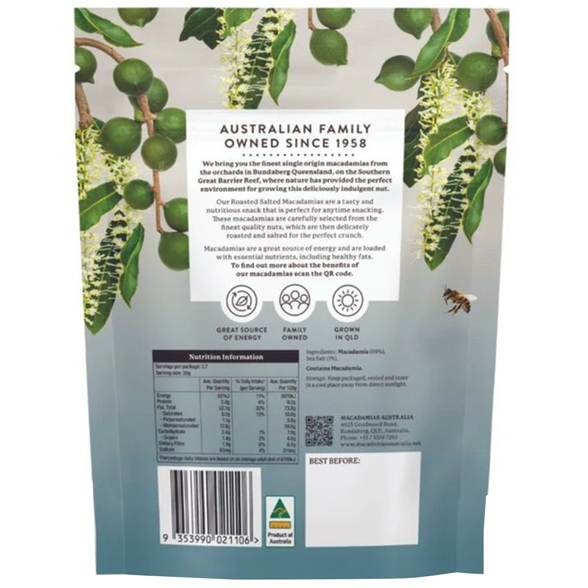 Macadamias Australia Roasted Salted Macadamias