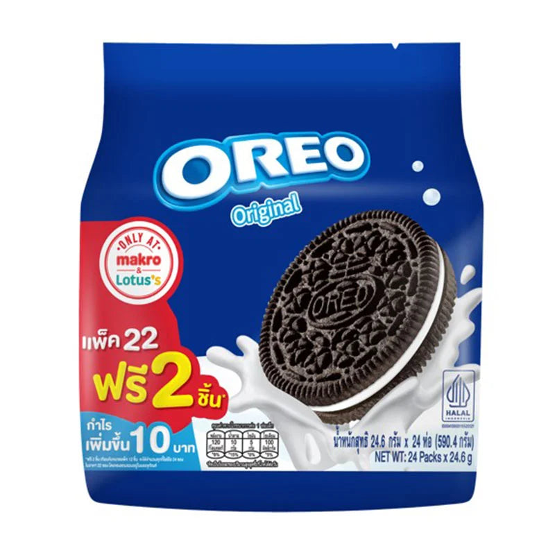 Oreo Sandwich Cookies With Vanilla Flavored Cream 24.6g x24