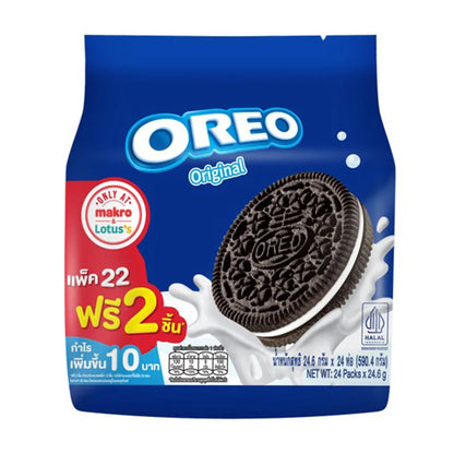 Oreo Sandwich Cookies With Vanilla Flavored Cream 24.6g x24