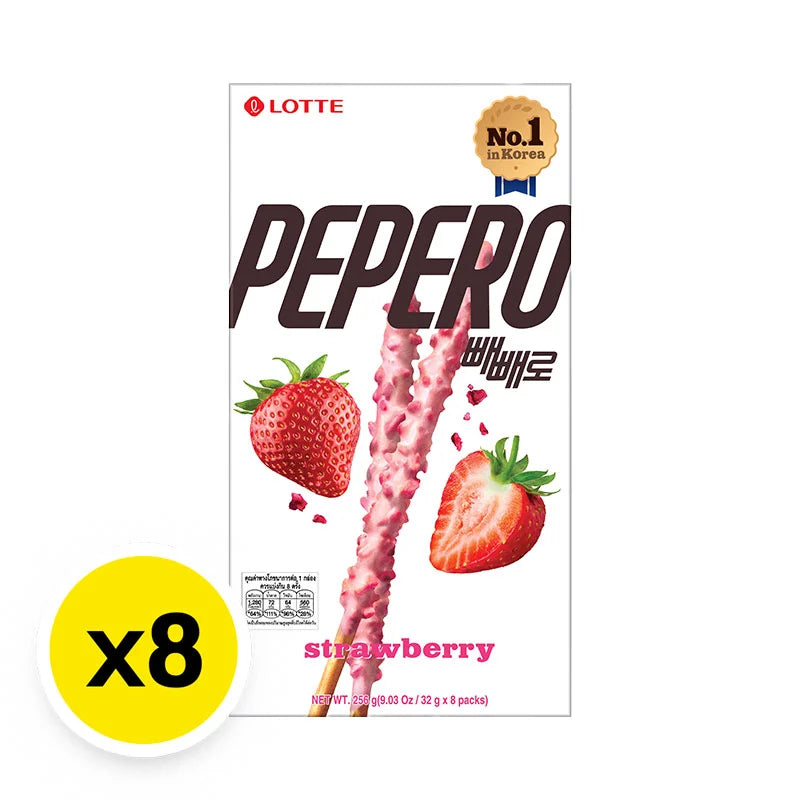 Lotte Pepero Strawberry 32g x8