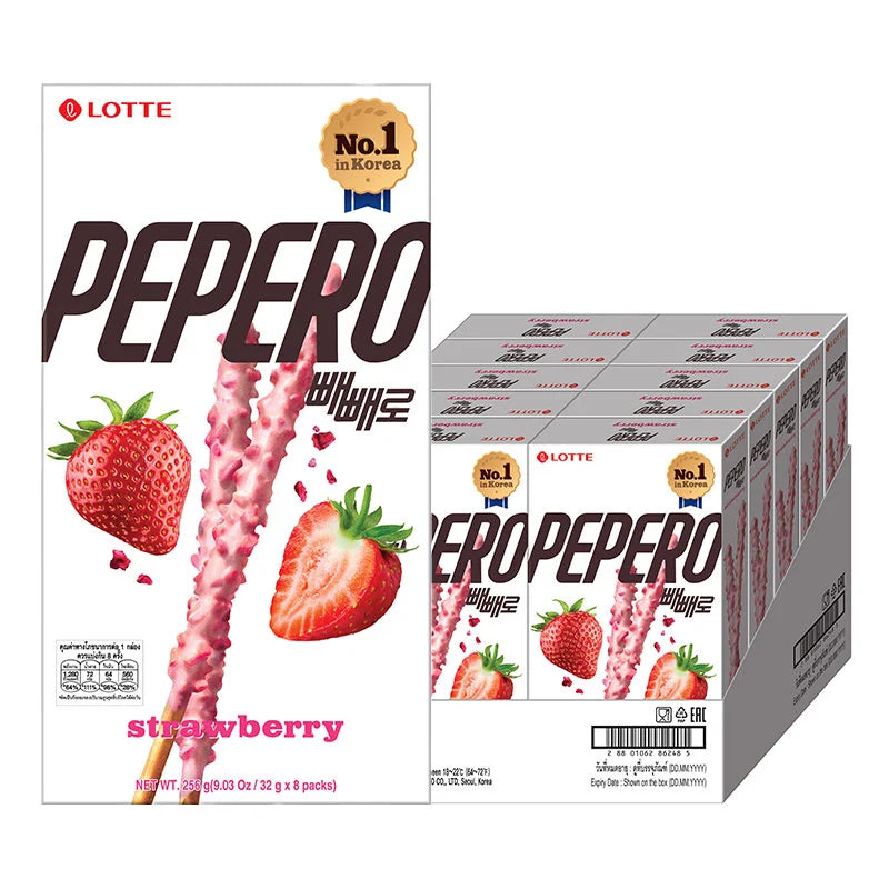 Lotte Pepero Strawberry 32g x8