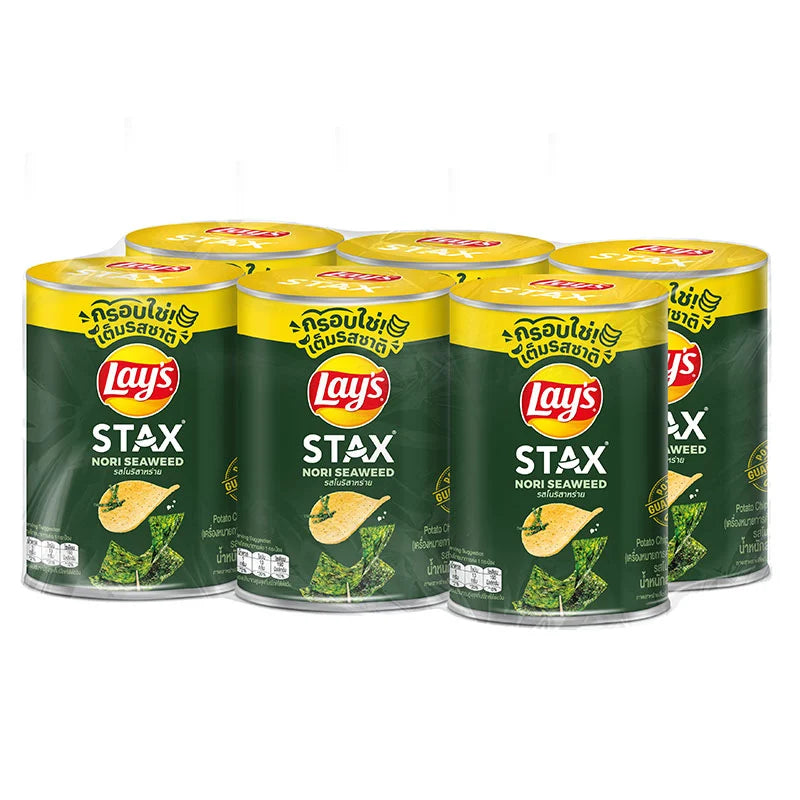 LAY'S Stax Nori Seaweed Potato Chips 42g x6