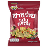 Noi Seaweed Rice Crisps Tom Yum confectionery snacks in a bowl, featuring crispy rice and seaweed flavor.