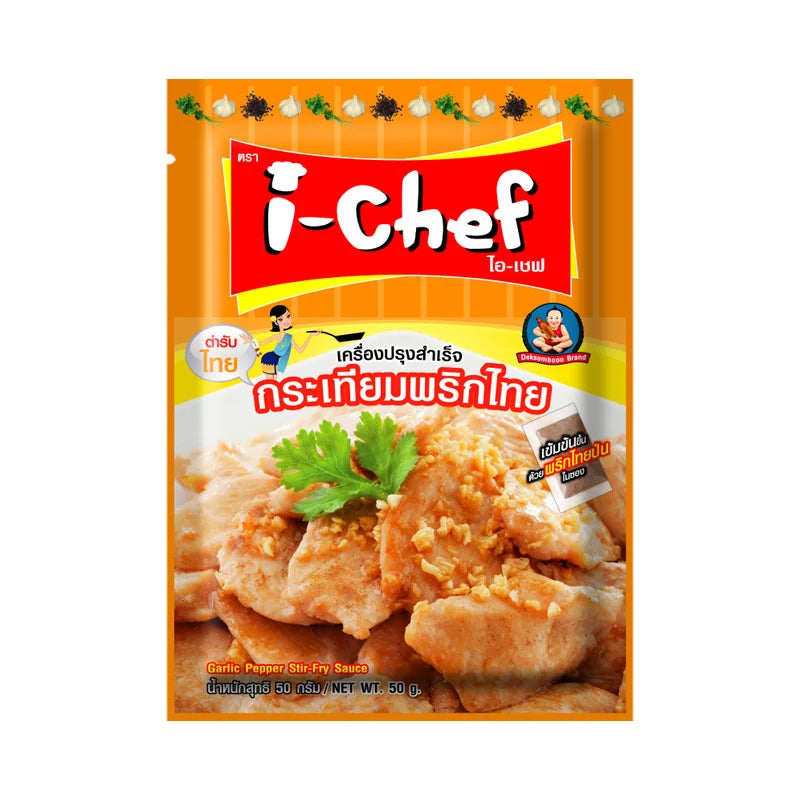 I-chef Garlic Pepper Stir-fry Sauce 50g