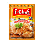 I-CHEF Garlic Pepper Stir-fry Sauce 50g dry grocery packet with garlic and pepper flavor, packaged in a small, sealed pouch