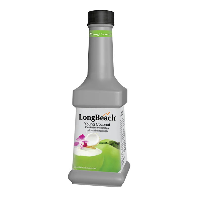 LONG BEACH Puree Fruit Based Preparation Yong Coconut 900ml