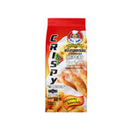 Unclebarns Crispy Fried Flour Chicken with Deep Vegetables, 500g dry grocery product, showing golden fried chicken and mixed vegetables.