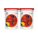 Ajinomoto Hondashi Katsuo Dashi dried bonito stock granule packs for Japanese cooking and flavorful broth preparation.