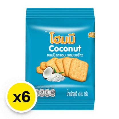 Homey Coconut Cracker 100g x6
