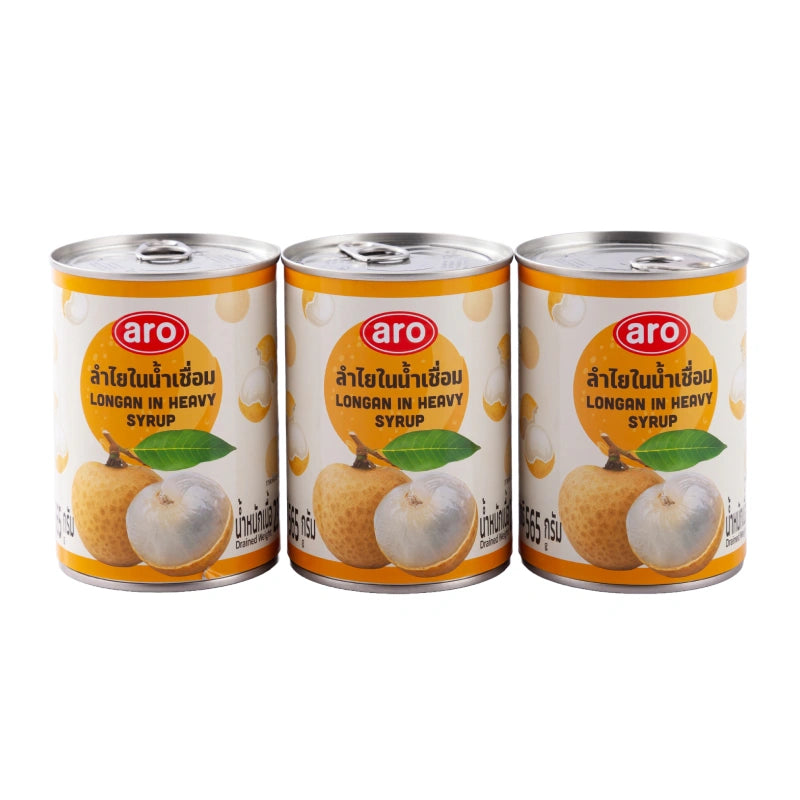 ARO Longan In Syrup 565g x3