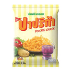 Paprika Twisted Potato Chips, a snack with spiral-cut potato pieces seasoned with paprika, in a close-up shot.