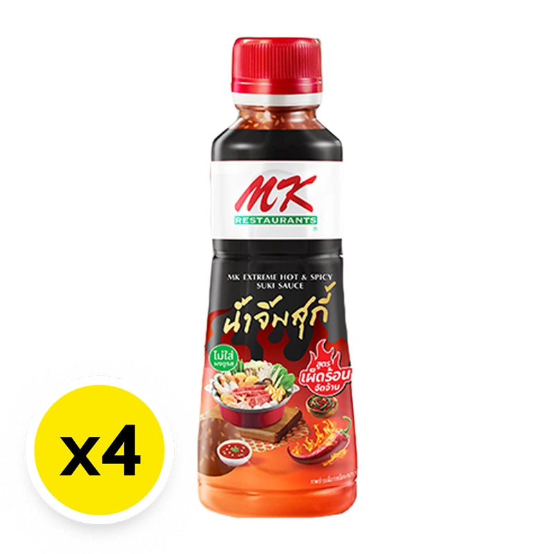MK Suki Sauce Extreme Hot & Spicy 350g x4