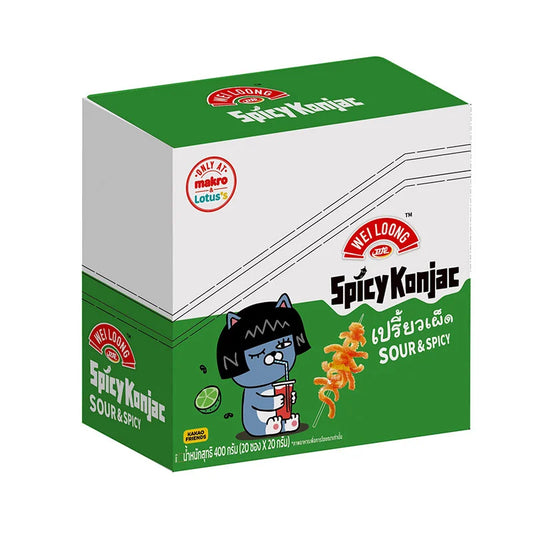 WEI Loong Konjac Sour And Spicy 400g