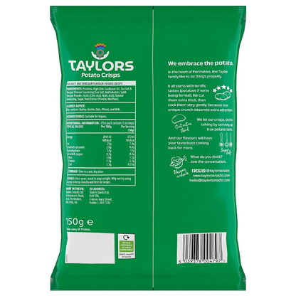 Taylors Sea Salt & Vinegar Flavour Potato Crisps