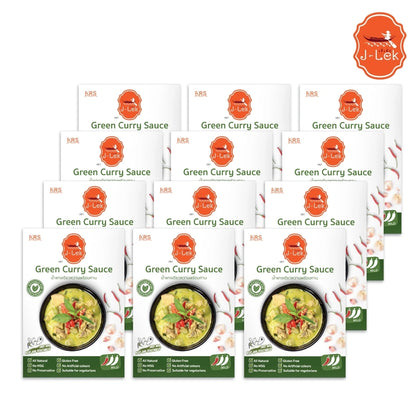 J-lek Jae Lek Ready-to-eat Green Curry Paste Packets 250g