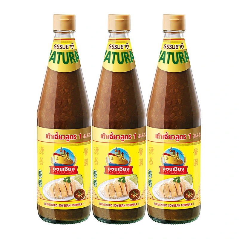 NGUAN CHIANG Fermented Soybean Formula 1 in a 805g package, shown in a clear image with three containers stacked together.