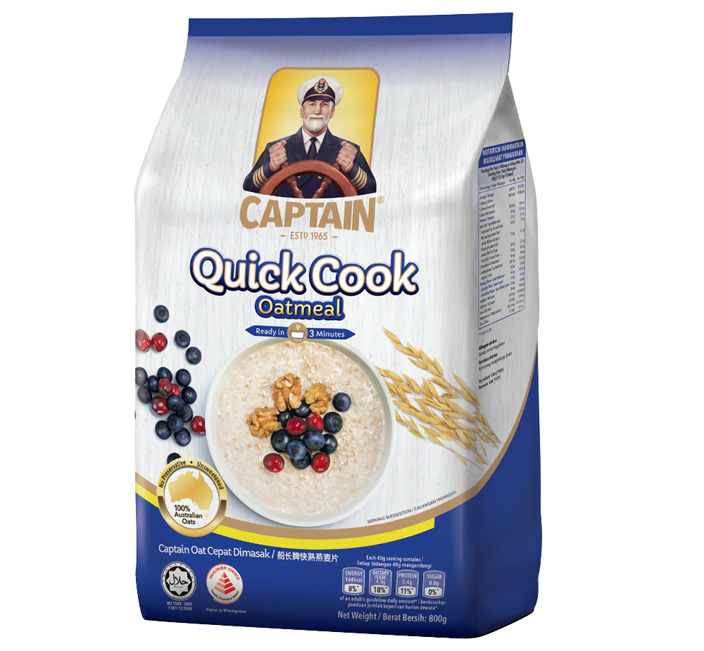 Captain Quick Cooking Oatmeal