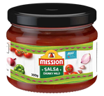 Mission Mild Chunky Salsa in a bowl, showing fresh tomatoes, onions, and herbs, ready to serve as a flavorful grocery condiment.