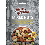 Nut Walker Natural Toast & Unsalted Mixnut confectionery snack with toasted and plain mixed nuts in a close-up image.