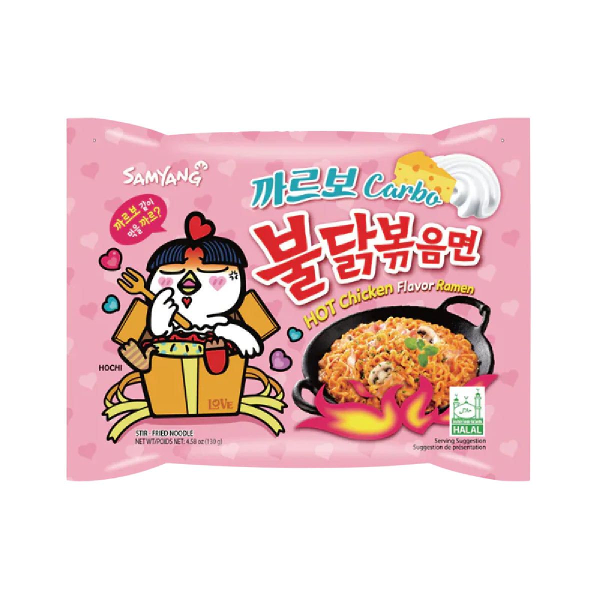 Samyang Hot Chicken Carbonara
