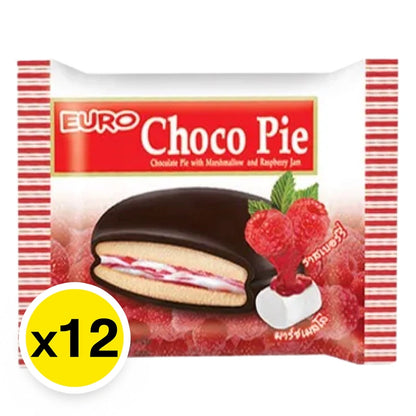Euro Chocopie Raspberry 17g x12