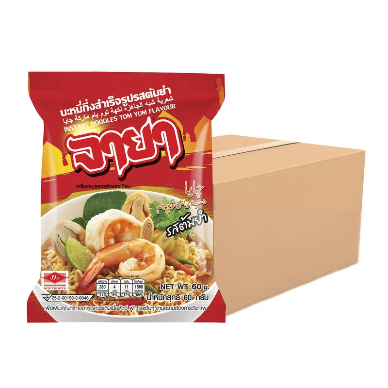 JAYA Noodles Tom Yum Flavor Packet Box Of 30 Packets 60g