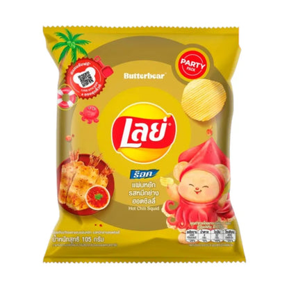 Lays Rock HOT Chili Squid 105g x14