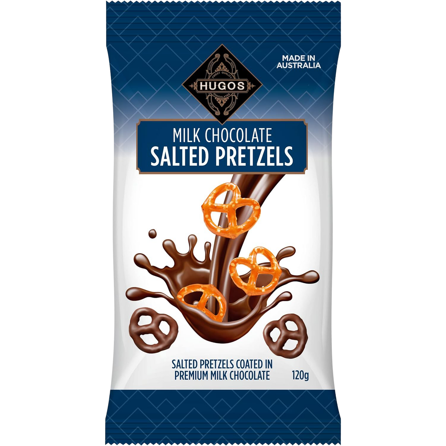 Hugos Salted Pretzels Milk Chocolate