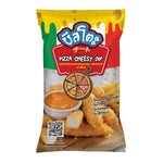 Cheesetojung Pizza Cheesy Dip 800g jar, creamy cheese sauce for pizzas and snacks, in a clear plastic container with label