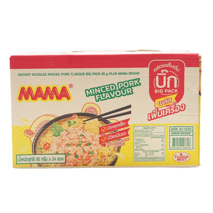 Mama Big Pack Instant Noodle Minced Pork 95g x24