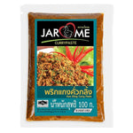 Jarome Kuo Kling Curry Paste in 100g jar, dry grocery, with vibrant turmeric and spice blend visible on the label.