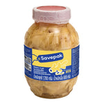 Savepak Seasoning Pickled Ginger in 1.7kg, dry grocery product with fresh, sliced pickled ginger pieces for cooking and garnishing.